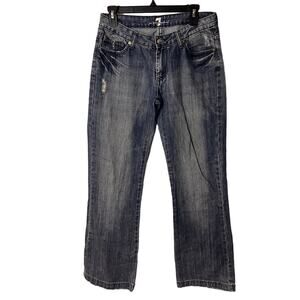 7 For All Mankind Blue Dojo Positano Trouser Jeans Size 29